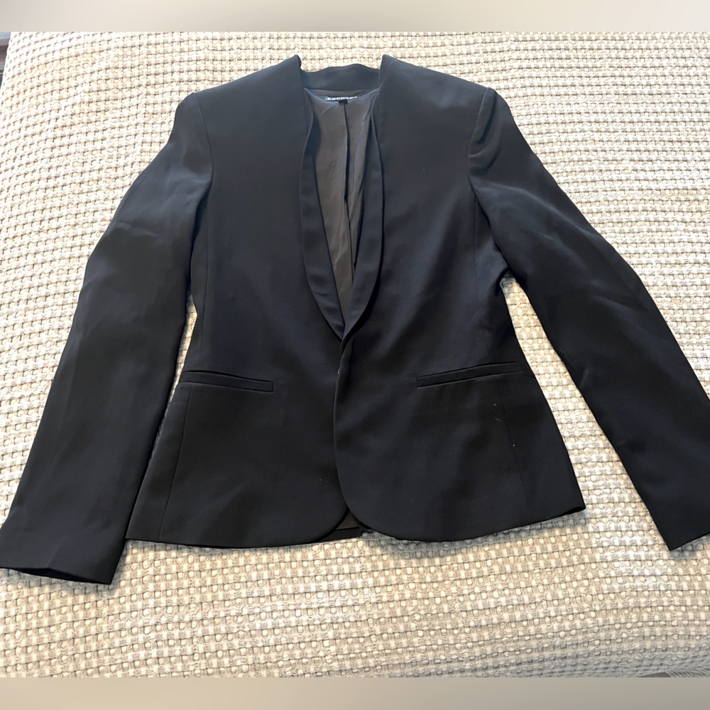 Express, Black Blazer Jacket, Size Small